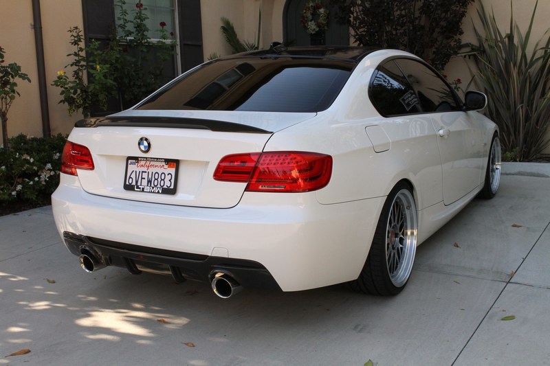 Carbon Fiber 1x1 Trunk Spoiler for 200712 BMW M3 Coupe E92 Performance